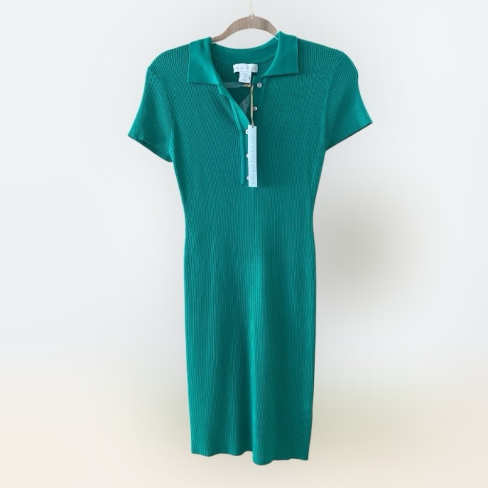 House of Harlow | ribbed polo dress